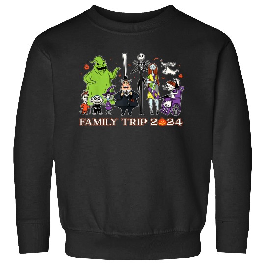 Disneyss The Nightmare Before Christmas Fall Family Trip 2024 Sweatshirts