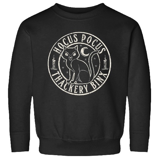 Discover Disney Hocus Pocus Thackery Binx Big Cat Celestial Circle V2 T-Shirt Sweatshirts