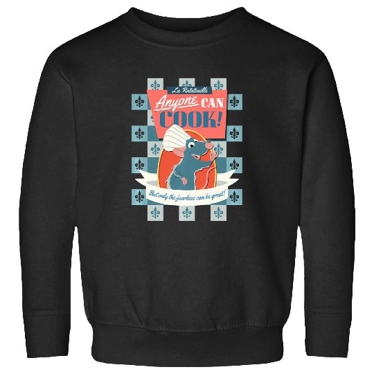Discover Disney Pixar Ratatouille Remy Anyone Can Cook Poster Sweatshirts