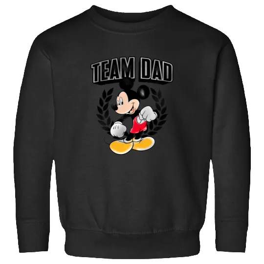 Discover Disney Team Dad Mickey Mouse Hoodie Sweatshirts