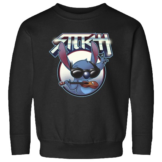 Discover Disney Lilo Stitch Ukulele Rockstar Epic Portrait Epic Sweatshirts