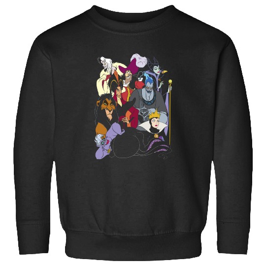 Discover Disney Villains Epic Collage 1!1 Shot Big Chest Poster Epic Sweatshirts