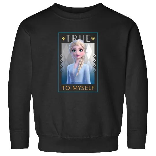 Discover Disney Frozen 2 Elsa True To Myself Poster Sweatshirts