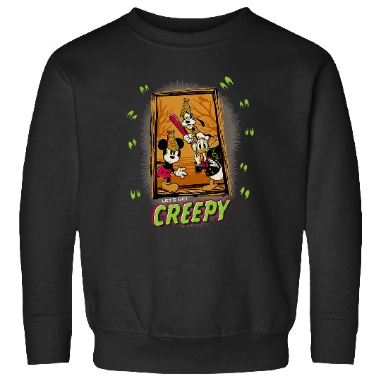 Discover Disney Mickey And Friends Halloween Let's Get Creepy Sweatshirts