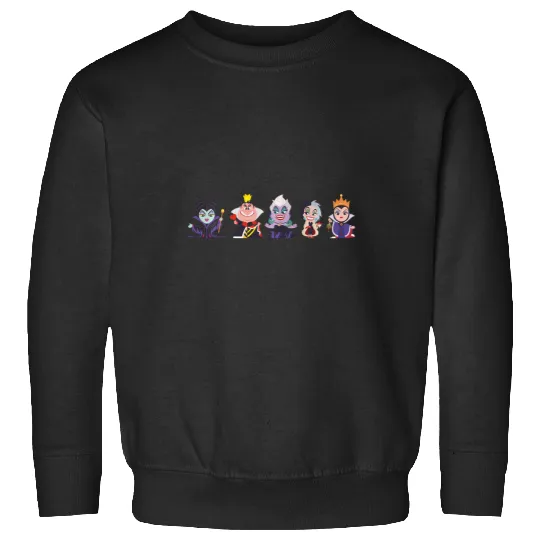 Discover Disney Villains Kawaii Chibi Evil Queens Sweatshirts