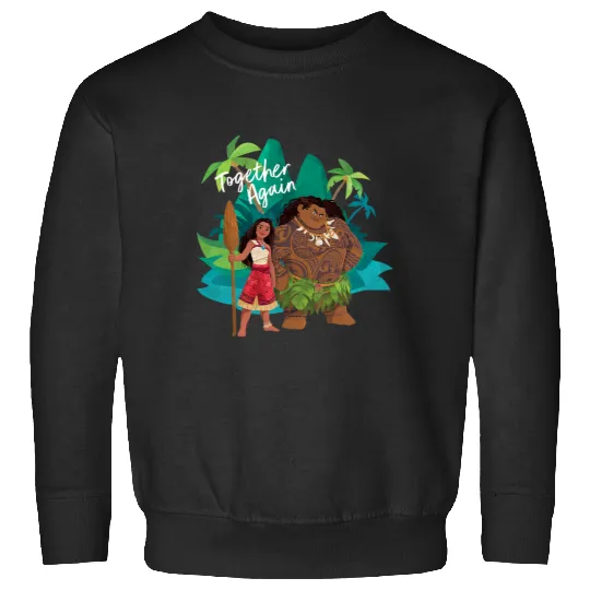 Discover Disney Moana 2 Moana and Maui Together Again Sweatshirts