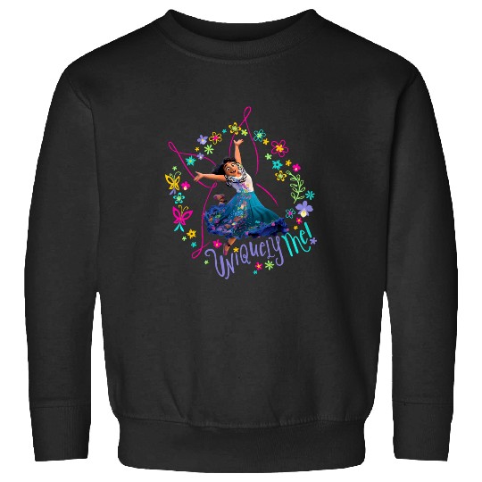 Discover Disney Encanto Mirabel Uniquely Me Pink Butterfly Sweatshirts