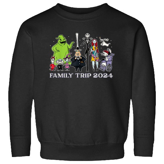 Disneyss The Nightmare Before Christmas Stars Family Trip 2024 Sweatshirts