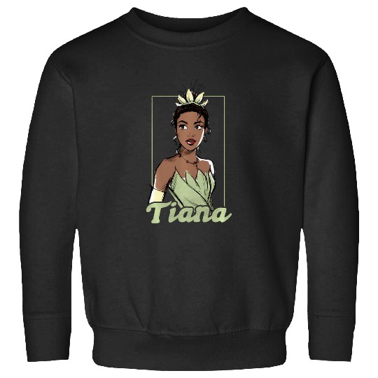Discover Disney The Princess And The Frog Tiana Sketch Portrait Sweatshirts
