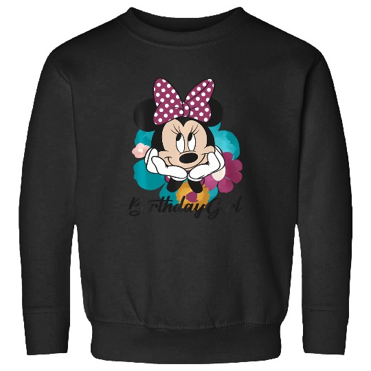 Discover Disney Mickey And Friends Minnie Mouse Birthday Girl Sweatshirts