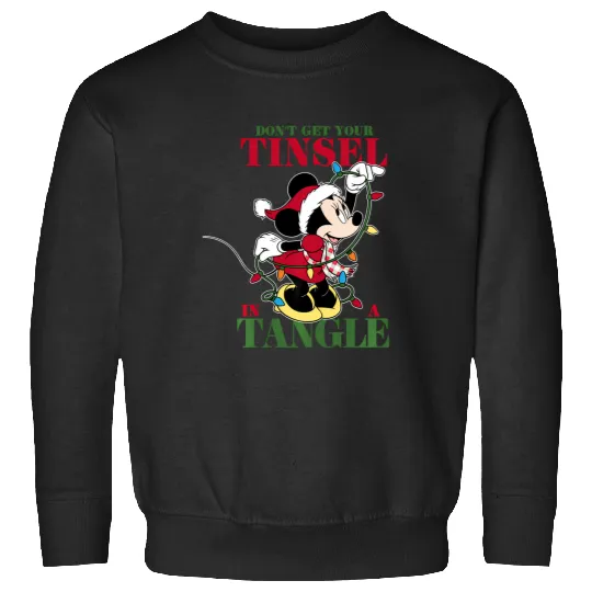 Disney Minnie Mouse Tinsel Christmas Sweatshirts