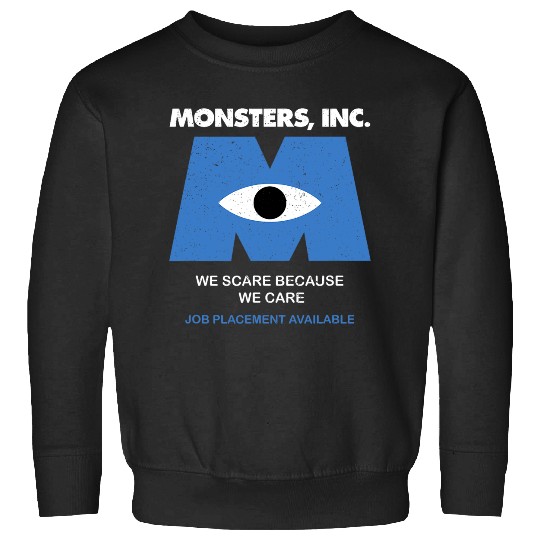 Disney Pixar Monsters, Inc. We Scare Because We Care Retro Sweatshirts