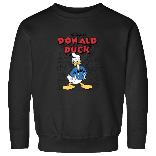Discover Disney Mickey And Friends Donald Duck Sketches Sweatshirts