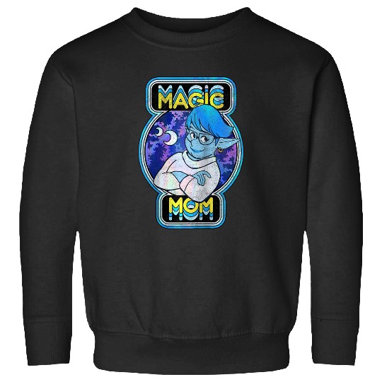 Disney Pixar Onward Laurel Magic Mom Retro Portrait Raglan Baseball Tee Sweatshirts