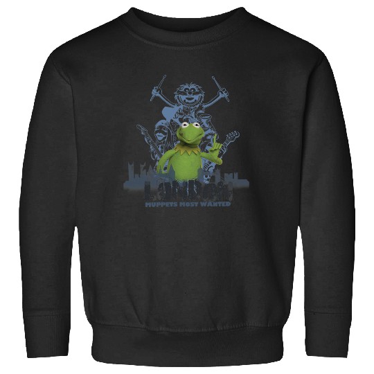 Disney The Muppets Most Wanted Vintage London Kermit Poster Sweatshirts