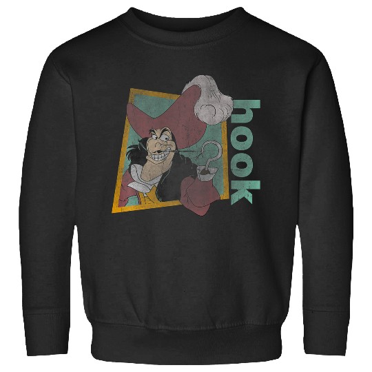 Discover Disney Peter Pan Retro Captain Hook Smirking Premium Sweatshirts