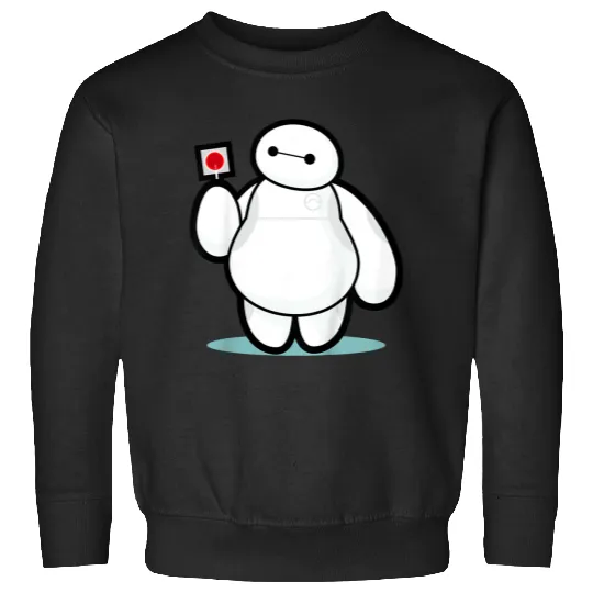 Disneyss Big Hero 6 Baymax With Lollipop Cute shots Sweatshirts
