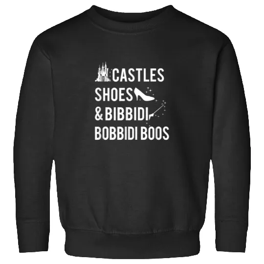 Discover Disney Cinde Castles Shoes Bibbidi Bobbidi Sweatshirts