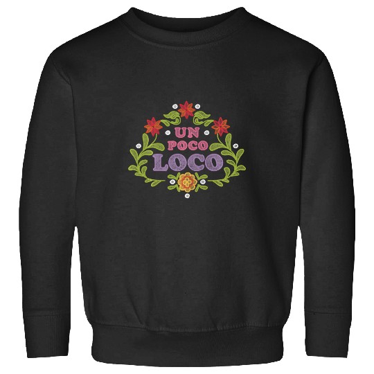 Discover Disney Pixar Coco Un Poco Loco Embroidery Sweatshirts