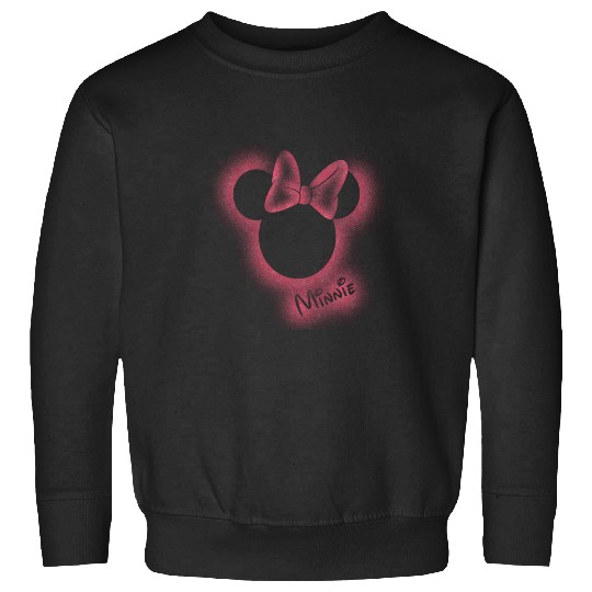 Discover Disney Minnie Mouse Stencil Hoodie Sweatshirts