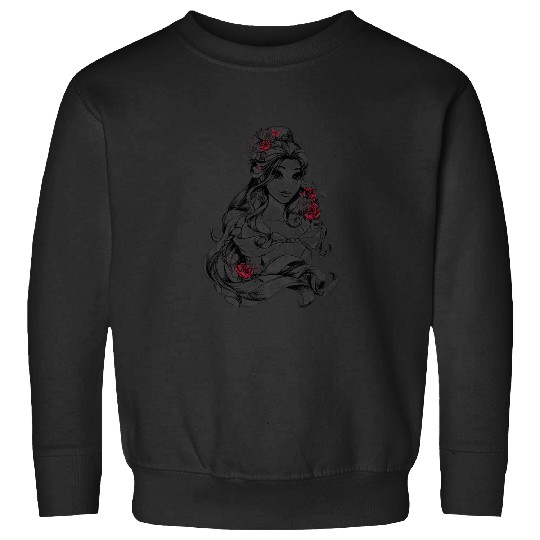 Disney Beauty and the Beast Belle Princess Rose Sweatshirts