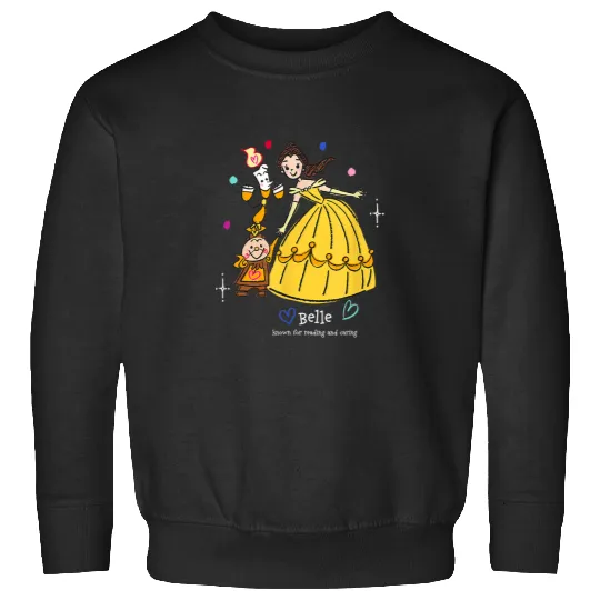 Disney Beauty and the Beast Belle Cogsworth Lumi Sweatshirts