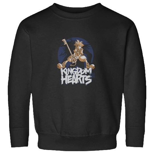 Discover Disney Kingdom Hearts Sora Warrior Stance Graffiti Vintage Sweatshirts