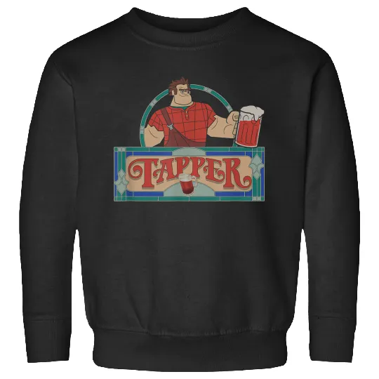 Disneyss Wreck it Ralph Tapper Root Beer Bar Vintages Logo Sweatshirts