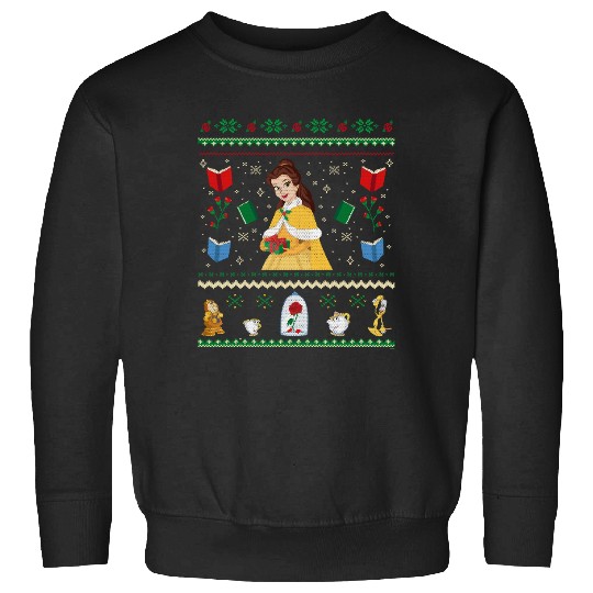 Disney Princess Beauty and the Beast Belle Christmas Sweater Sweatshirts