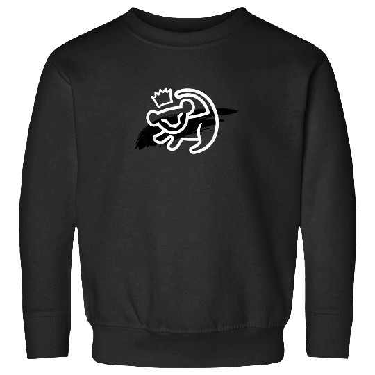 Discover Disney Lion King Simba Cave Painting Smear Graph Sweatshirts
