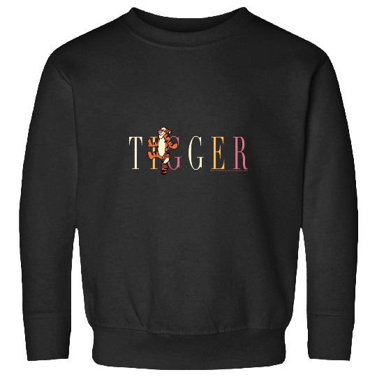 Discover Disney Winnie The Pooh Tigger Simple Text Sweatshirts