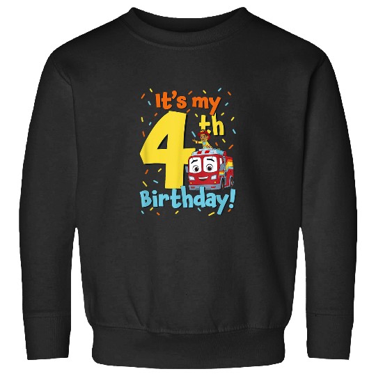 Discover Disney Firebuds Its My 4th Birthday Flash Bo Cel Sweatshirts