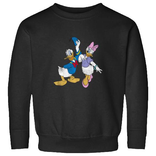 Discover Disney Mickey And Friends Donald And Daisy Distressed Sweatshirts