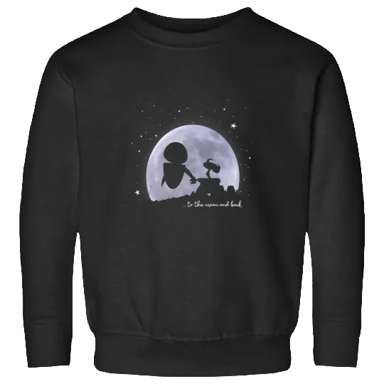 Discover Disney Pixarss WallE Eve To The Moon And Back Tank Top Sweatshirts