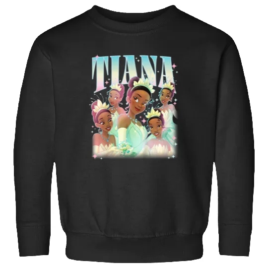 Disneyss The Princess And The Frog Beautiful Tiana Portraits Sweatshirts