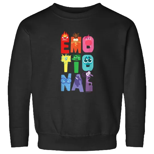 Disneyss And Pixarss Inside Out 2 Letter Emotions Emotional Sweatshirts