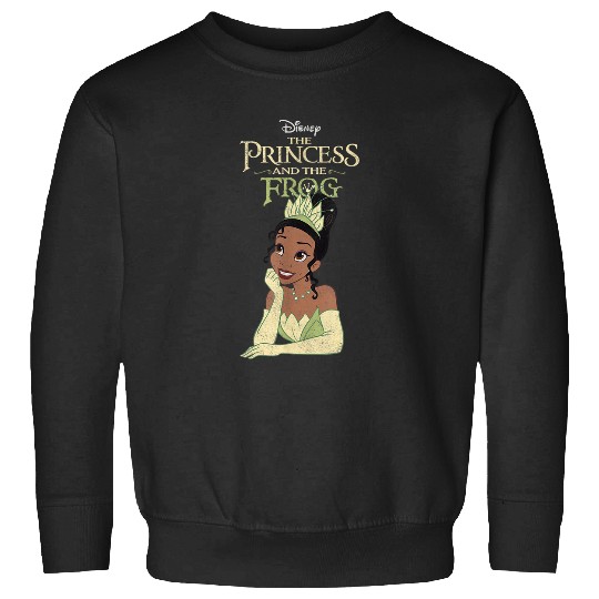 Disneyss The Princess And The Frog Iconic Tiana Chest Poster Sweatshirts