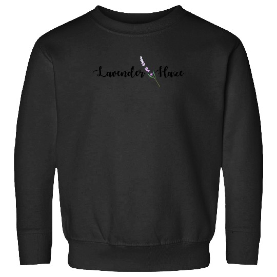 Discover Taylor Lavender Haze Graphic Sticker Sweatshirts