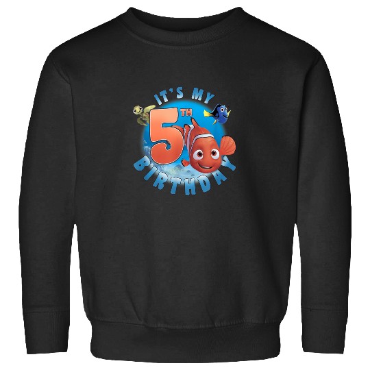 Discover Disney Pixar Finding Nemo Its My Fifth Birthday Sweatshirts