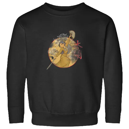Disney Mulan Mulan Sword Dance With Fan Circle F Sweatshirts