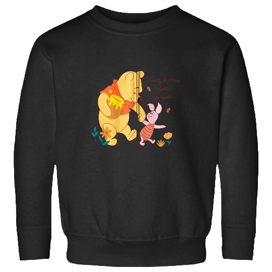 Disney Winnie the Pooh Piglet Group Family Trip Vacation Zip Hoodie Sweatshirts