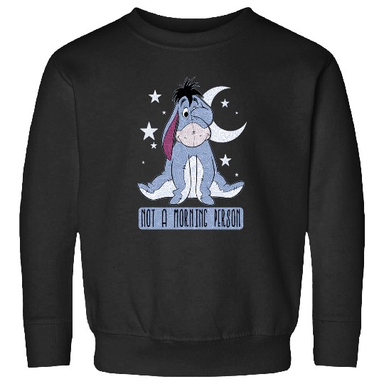 Disney Winnie The Pooh Eeyore Not A Morning Person Pullover Hoodie Sweatshirts