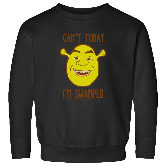 Shrek Can't Today I'm Swamped Sketch Head Shot  : Shrek Same Swamp Forever , Shrek Shirt, Disney Fiona Princess , Shrek,Shrek Sweatshirts