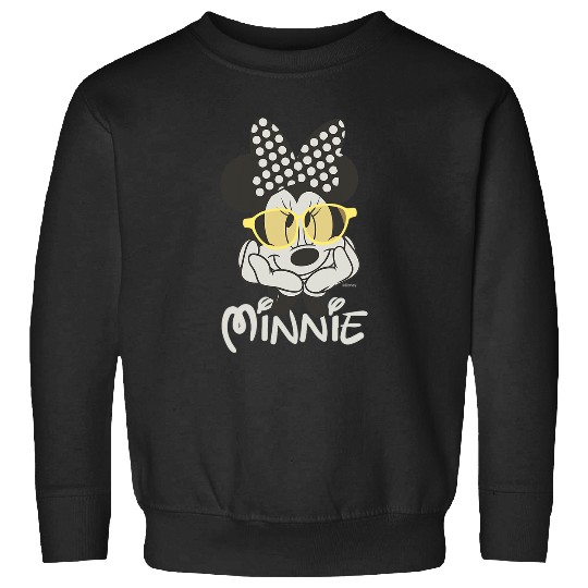 Discover Disney Minnie Mouse in Black & White Polka Dot Day Vintage Sweatshirts
