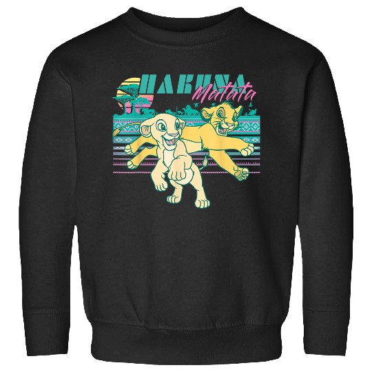 Disneyss Lion King Retro Simba Nala 90s Hakuna Matata Sweatshirts