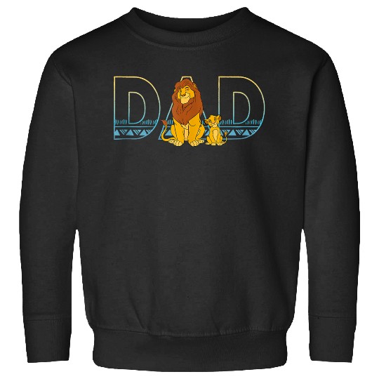 Disneyss The Lion King Simba And Mufasa Dad Sweatshirts