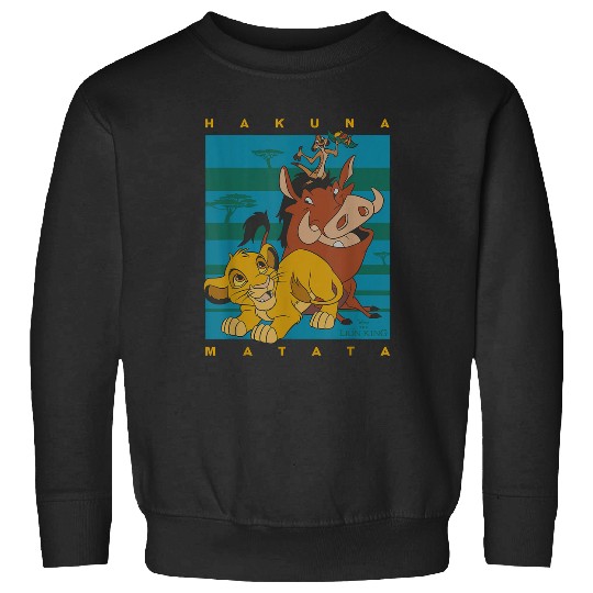 Disneyss The Lion King Hakuna Matata Squad Retro Sweatshirts