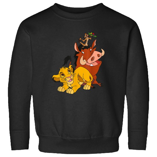 Disneyss The Lion King Young Simba Timon And Pumbaa Sweatshirts