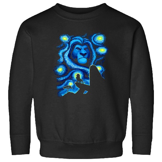 Disneyss The Lion King Mufasa Starry Night Pride Rock Sweatshirts