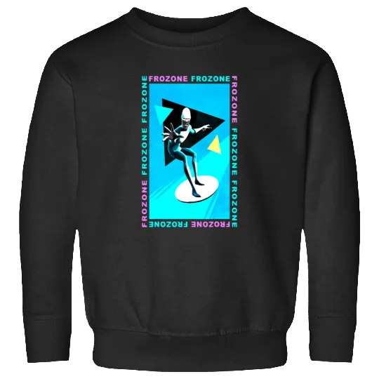 Disney Pixarss Incredibles 2 Frozone Retro Graphic Sweatshirts